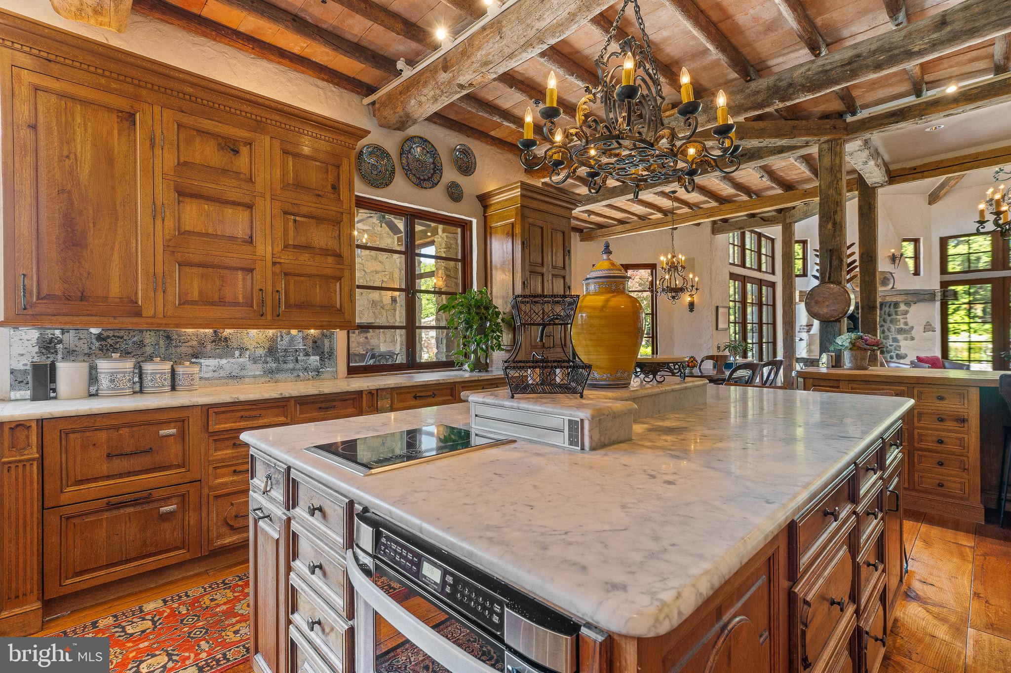 13320 Signal Tree Lane Potomac, MD 20854 - Photo 50 of 143 Kitchen artfully blends old and new