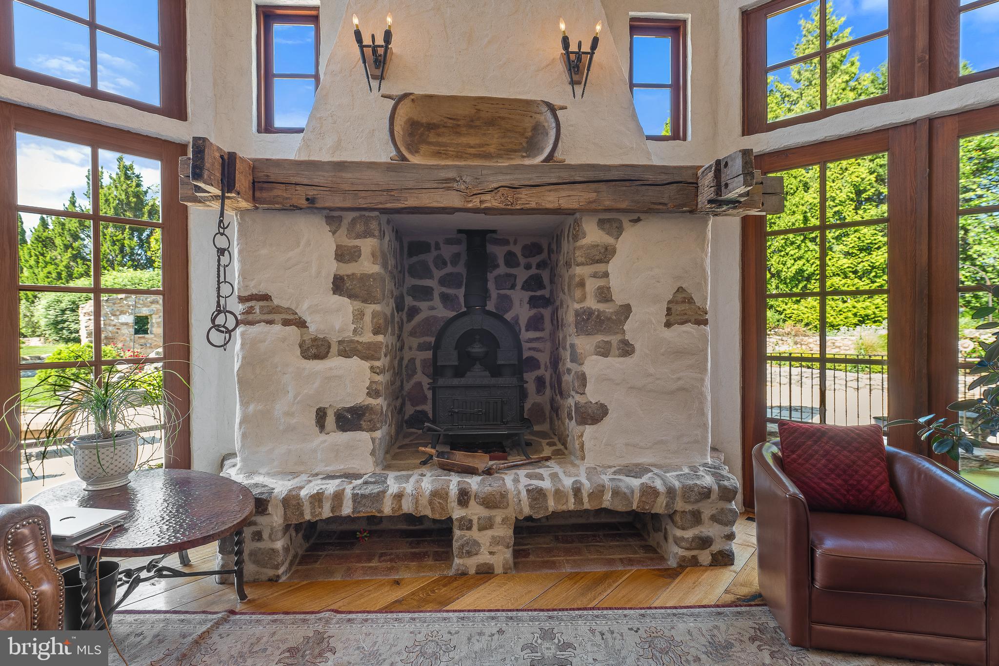 13320 Signal Tree Lane Potomac, MD 20854 - Photo 60 of 143 rebuilt, functioning, antique woodstove