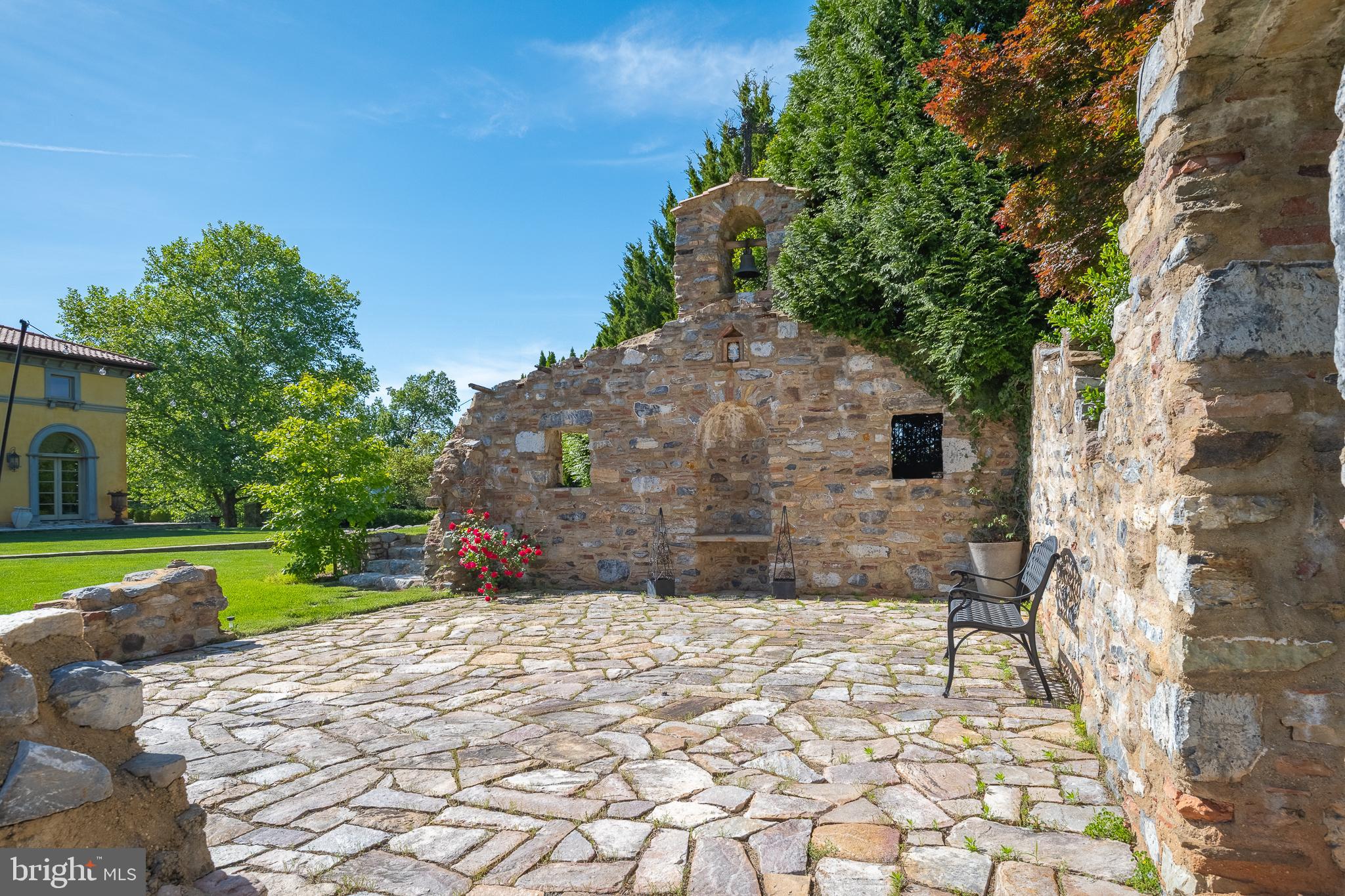 13320 Signal Tree Lane Potomac, MD 20854 - Photo 66 of 143 Della Robbia-inspired porcelain&bronze chapel bell