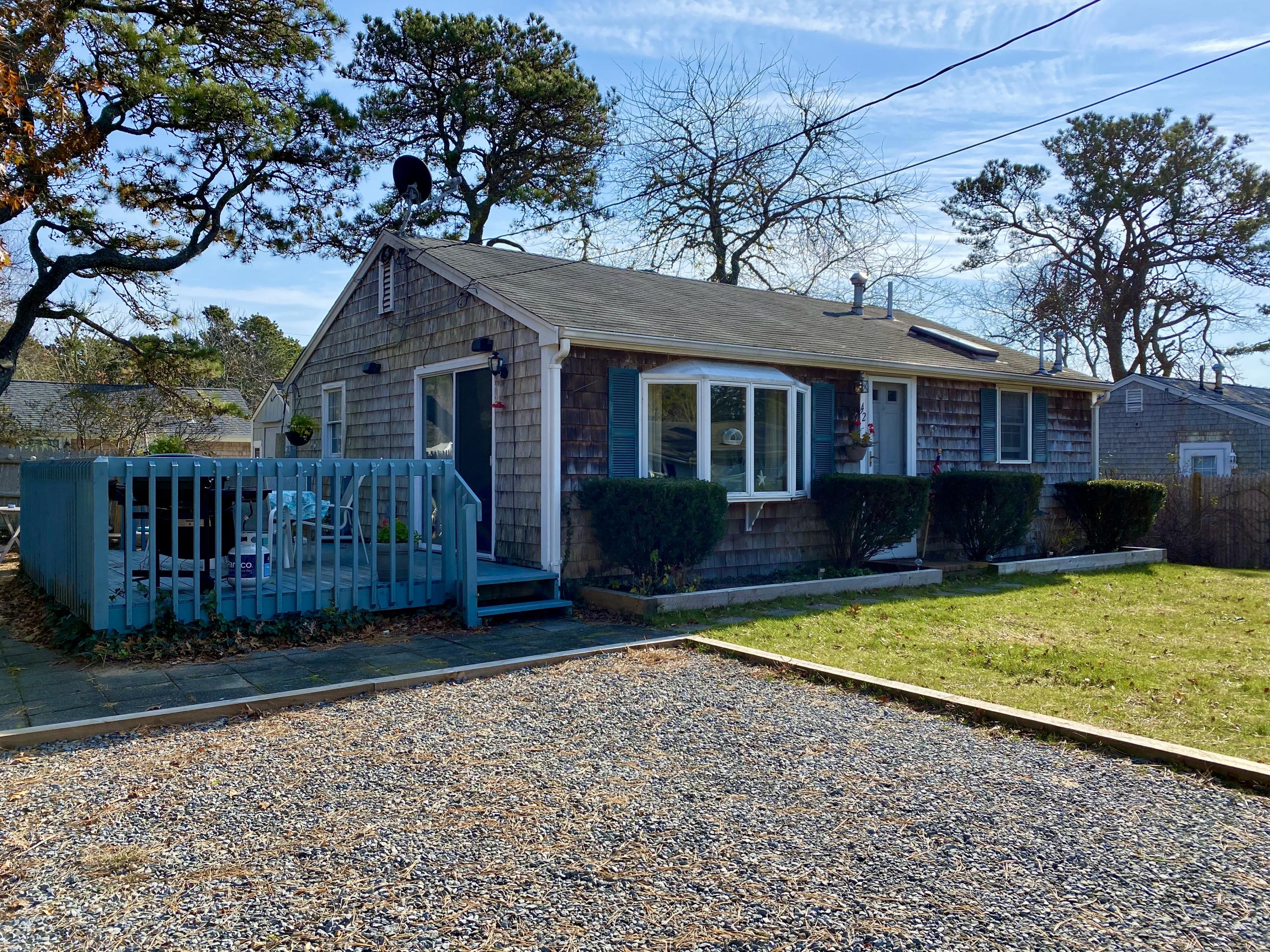 42 Wixon Road Dennis Port, MA 02639 - Photo 14 of 19 Front Angle with Side Deck