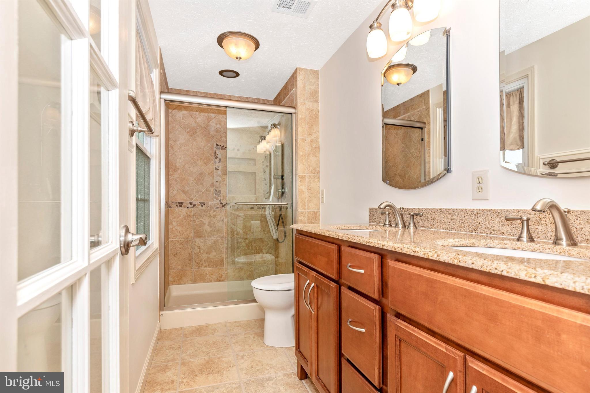 588 Pumphouse Road Frederick, MD 21703 - Photo 5 of 58 Master Bath w/ Double Vanity- Recently Remodeled
