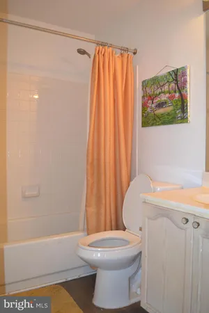 a bathroom with a sink a toilet and bathtub
