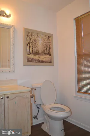 a white toilet sitting next to a bathroom sink