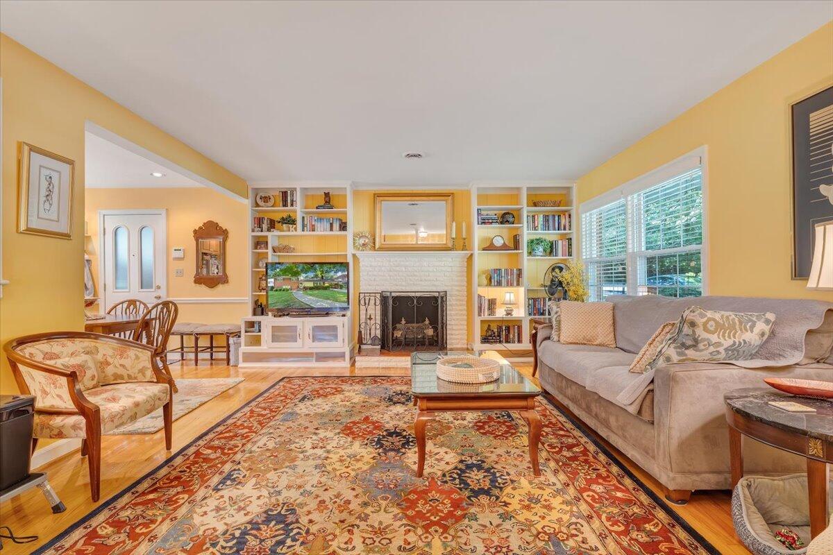 2736 Beverly Boulevard Southwest Roanoke, VA 24015 - Photo 17 of 41 a living room with furniture and a fireplace