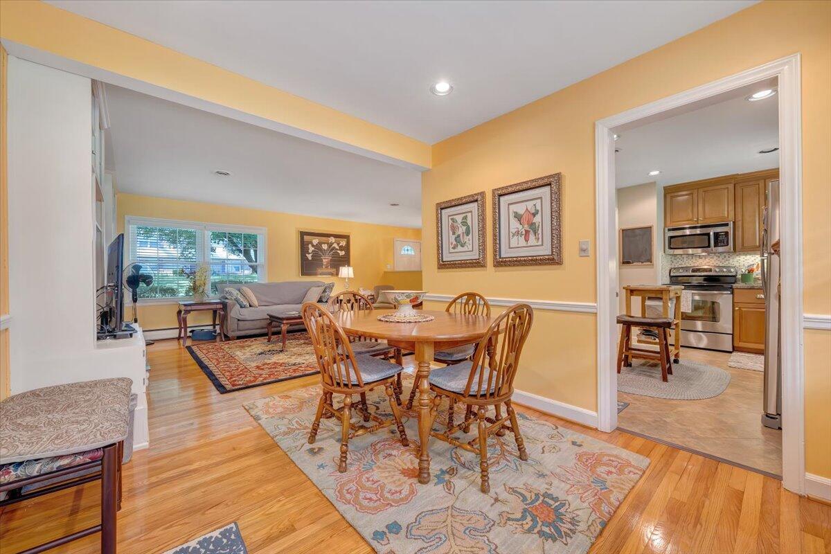 2736 Beverly Boulevard Southwest Roanoke, VA 24015 - Photo 20 of 41 a view of a dining room with furniture and wooden floor