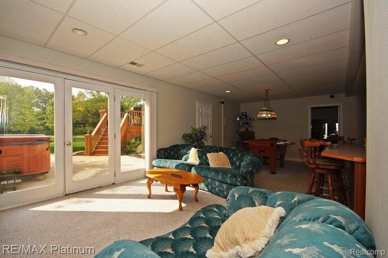 8619 Webster Hills Road Dexter, MI 48130 - Photo 21 of 25 Lower Level-Walkout to Patio!