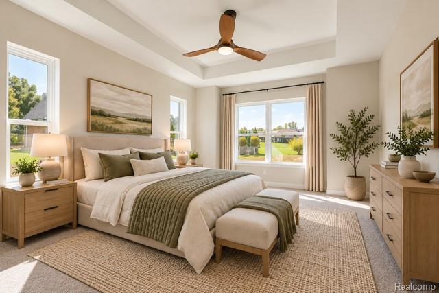 2878 Clivedon Road Howell, MI 48843 - Photo 15 of 41 PRIMARY BEDROOM VIRTUALLY STAGED W/AI