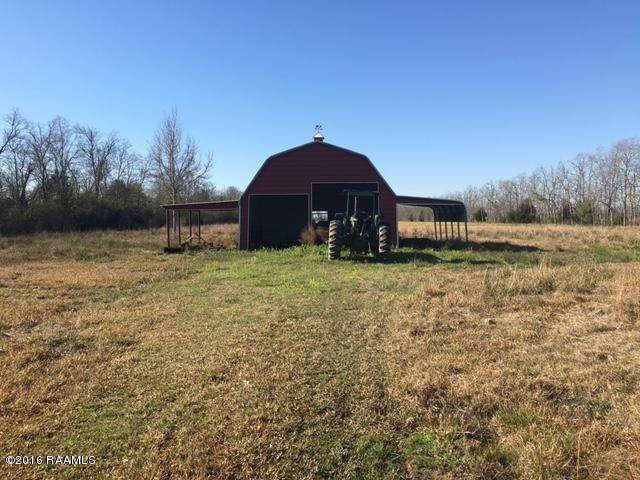 Barn and tractor