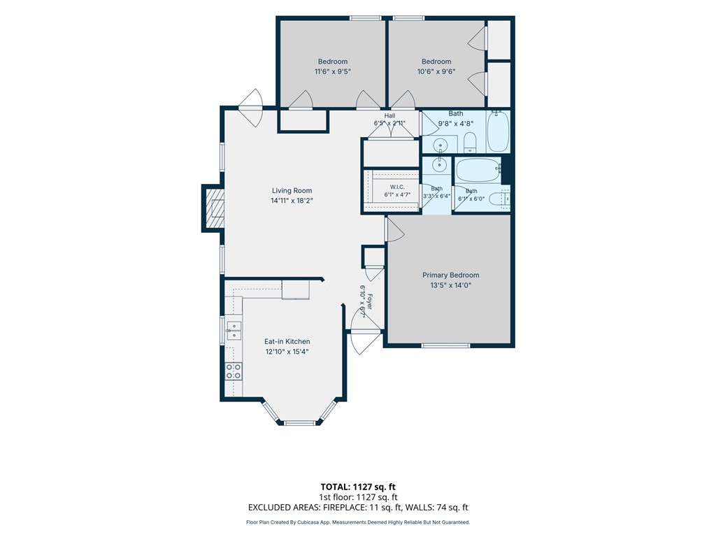 128 Kelly Lane Easley, SC 29642 - Photo 23 of 23 Visualize property flow with this comprehensive floor plan, showcasing functional room arrangements.