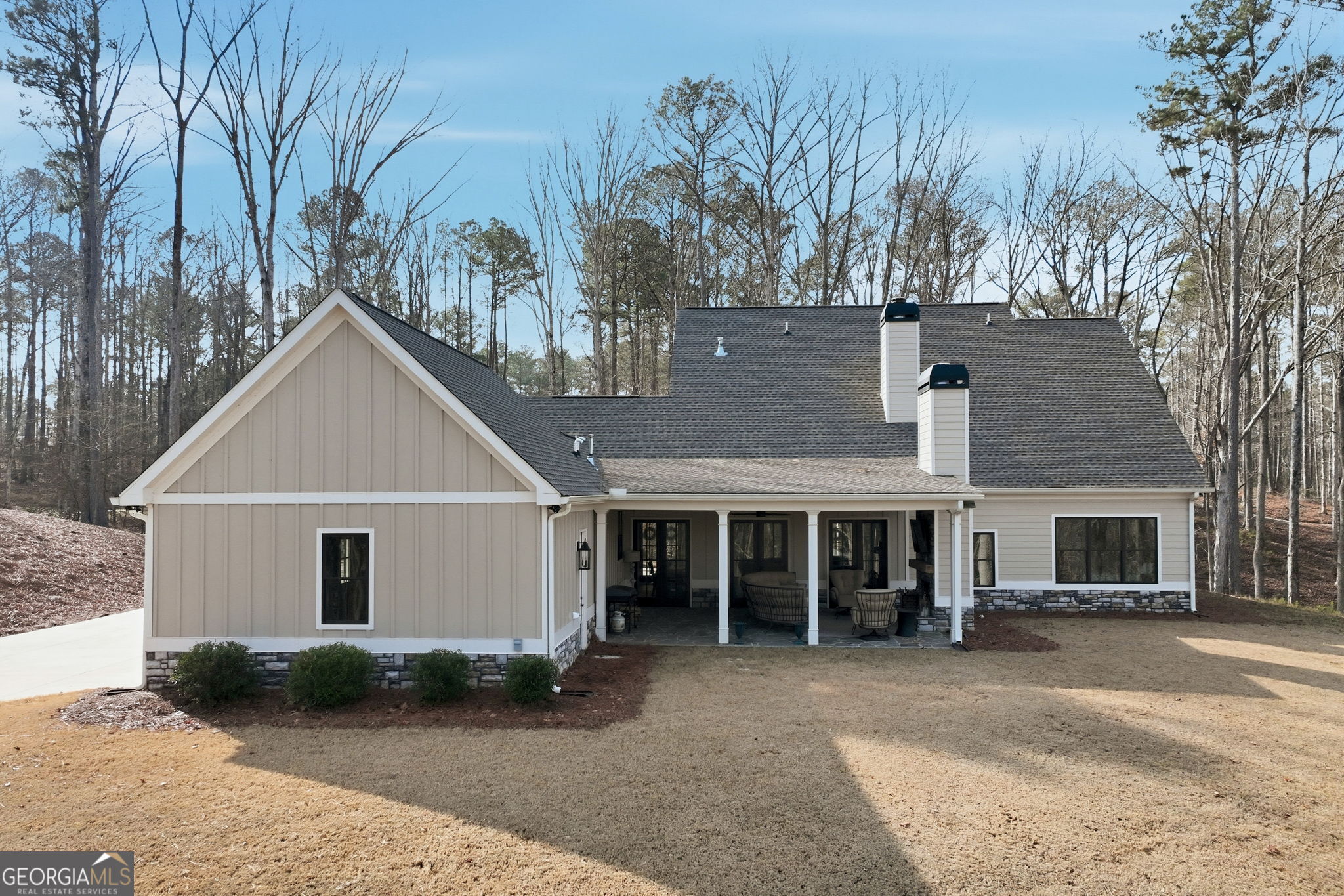 1282 Dean Hill Road Southeast Monroe, GA 30655 - Photo 21 of 58 a view of a house with a yard