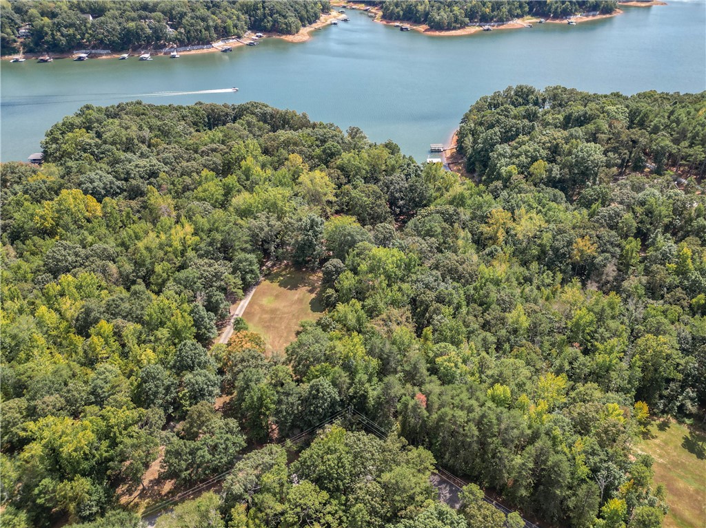 620 Seminole Point Road Fair Play, SC 29643 - Photo 50 of 50 An aerial perspective showcases the 4.7 acres and the lake