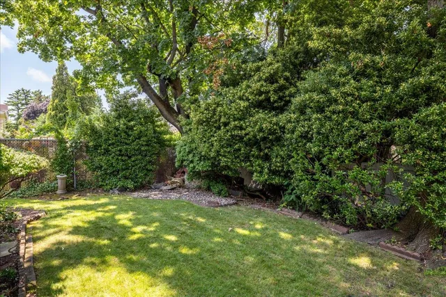 a view of yard with green space