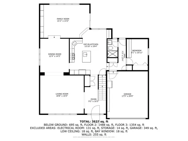a black and white photo of a floor plan