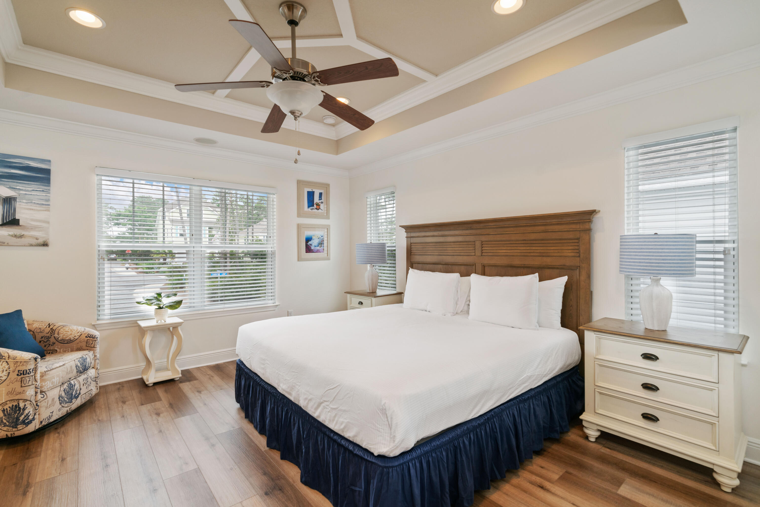 104 Sandpine Loop Inlet Beach, FL 32461 - Photo 15 of 26 a bedroom with a large bed and a window