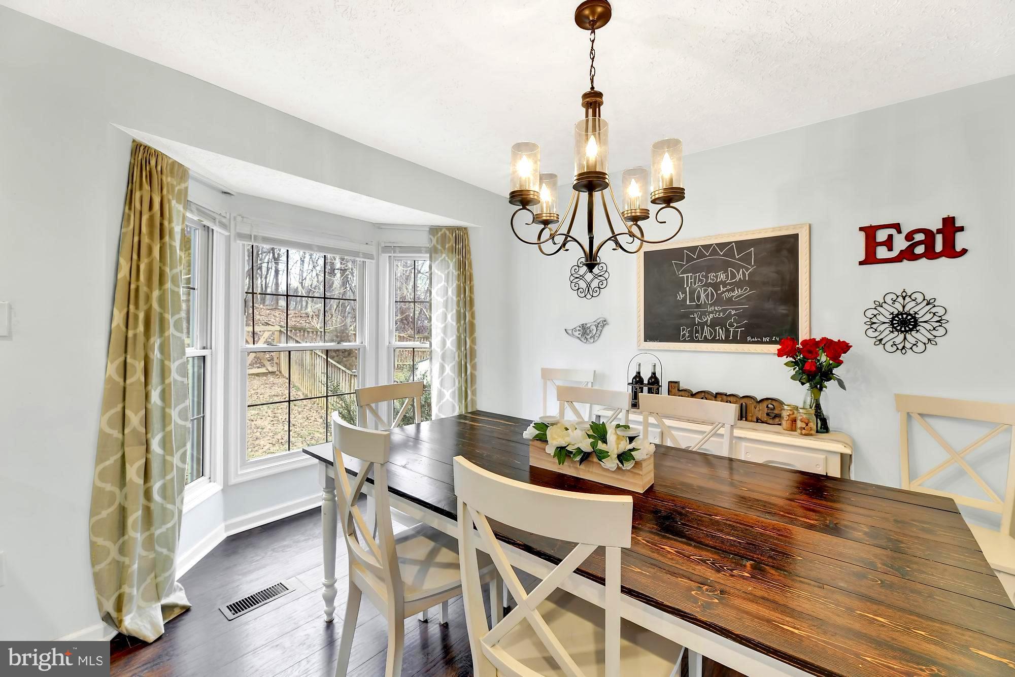306 Kendigs Mill Road Owings Mills, MD 21117 - Photo 4 of 25 Dining Room with Bay Window