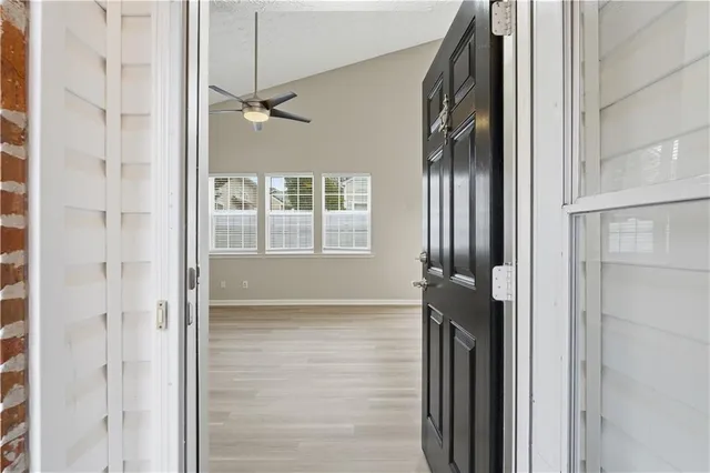 a view of a entryway