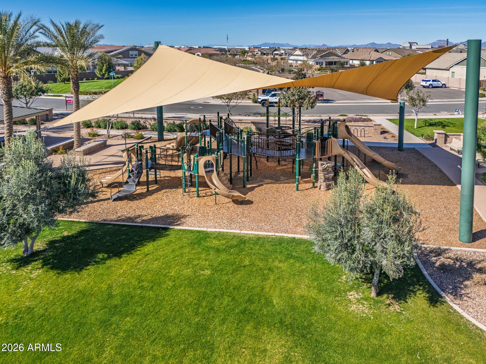 23066 East Mayberry Road Queen Creek, AZ 85142 - Photo 29 of 39 an outdoor space with swimming pool and furniture