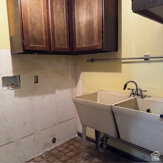 4709 East Independence Road Myton, UT 84052 - Photo 9 of 27 Washroom featuring hookup for a washing machine and cabinet space