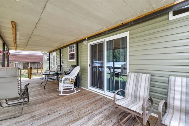 a house view with a outdoor space