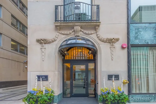 a view of building entrance