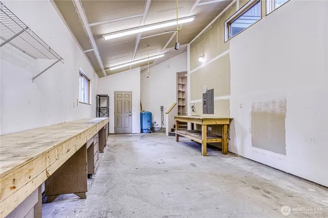 a view of storage and utility room