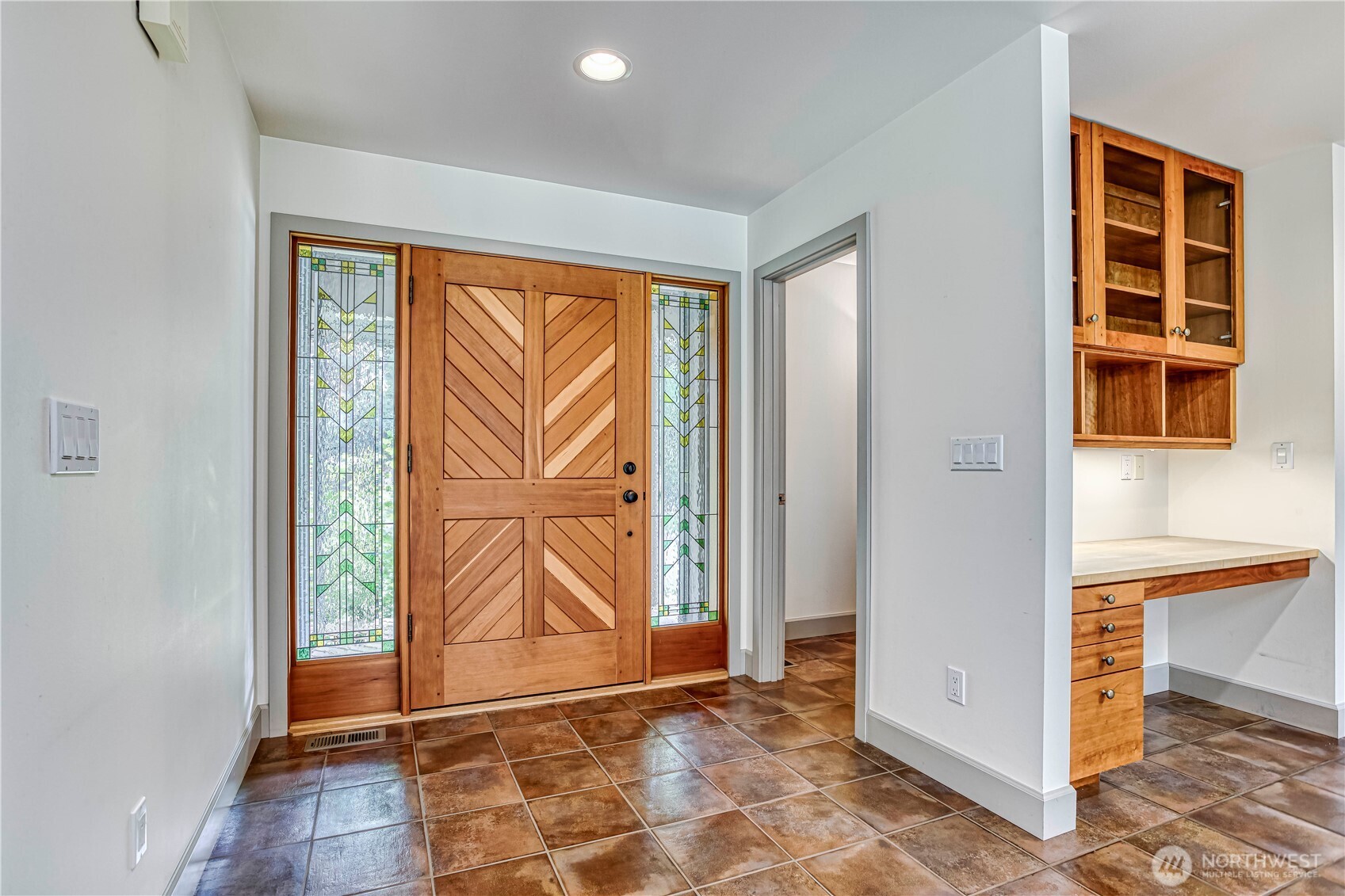 7580 Icicle Road Leavenworth, WA 98826 - Photo 3 of 38 a view of front door with wooden floor