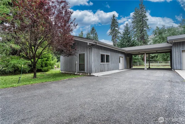 a view of an empty room with a balcony