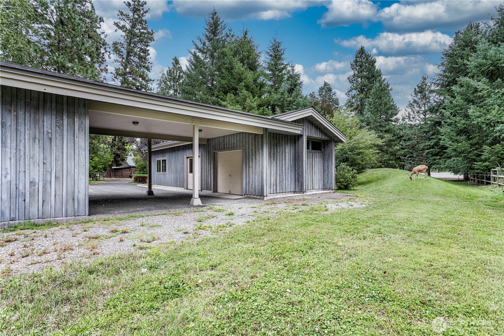 7580 Icicle Road Leavenworth, WA 98826 - Photo 36 of 38 a house with trees in the background