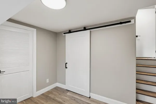a view of closet area