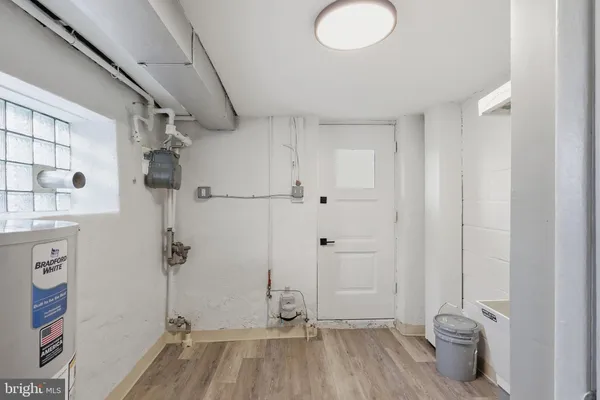 a view of a bathroom with a shower
