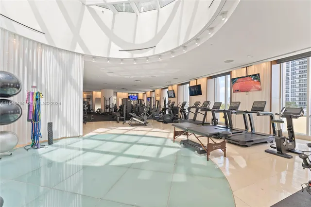 a view of a gallery with window