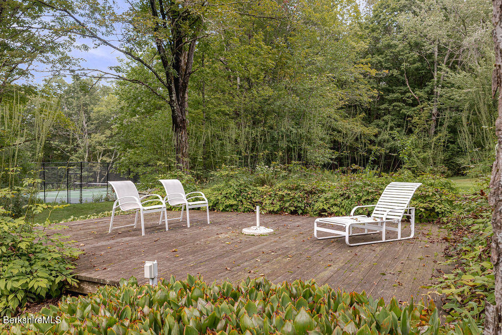 197 Merritt Road Otis, MA 01253 - Photo 56 of 66 Deck between pool and tennis