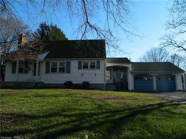 64 Spring Street Glastonbury, CT 06033 - Photo 1 of 1 Exterior Front. Custom built vinyl sided cape cod