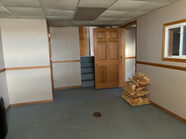 a very nice looking room with a large window