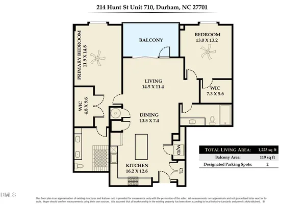 $745,000 | 214 Hunt Street, Unit 710, Durham, NC 27701