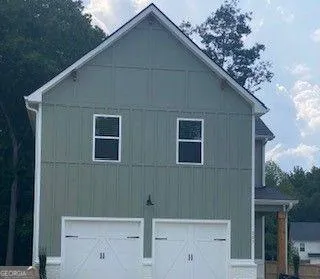 a side view of a house