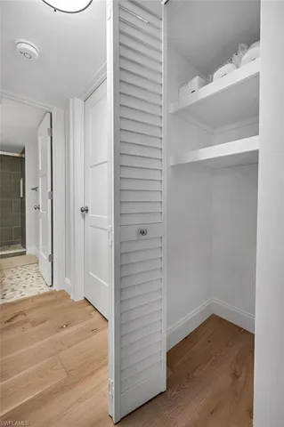 a view of empty room