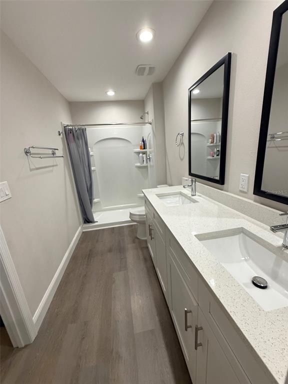 3791 Southwest 166th Pl Road Ocala, FL 34473 - Photo 16 of 43 a bathroom with a sink and mirror