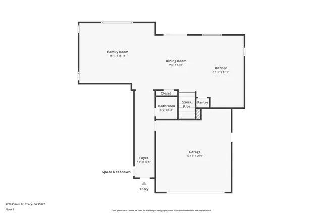 $3,095 | 5728 Placer Drive, Tracy, CA 95377