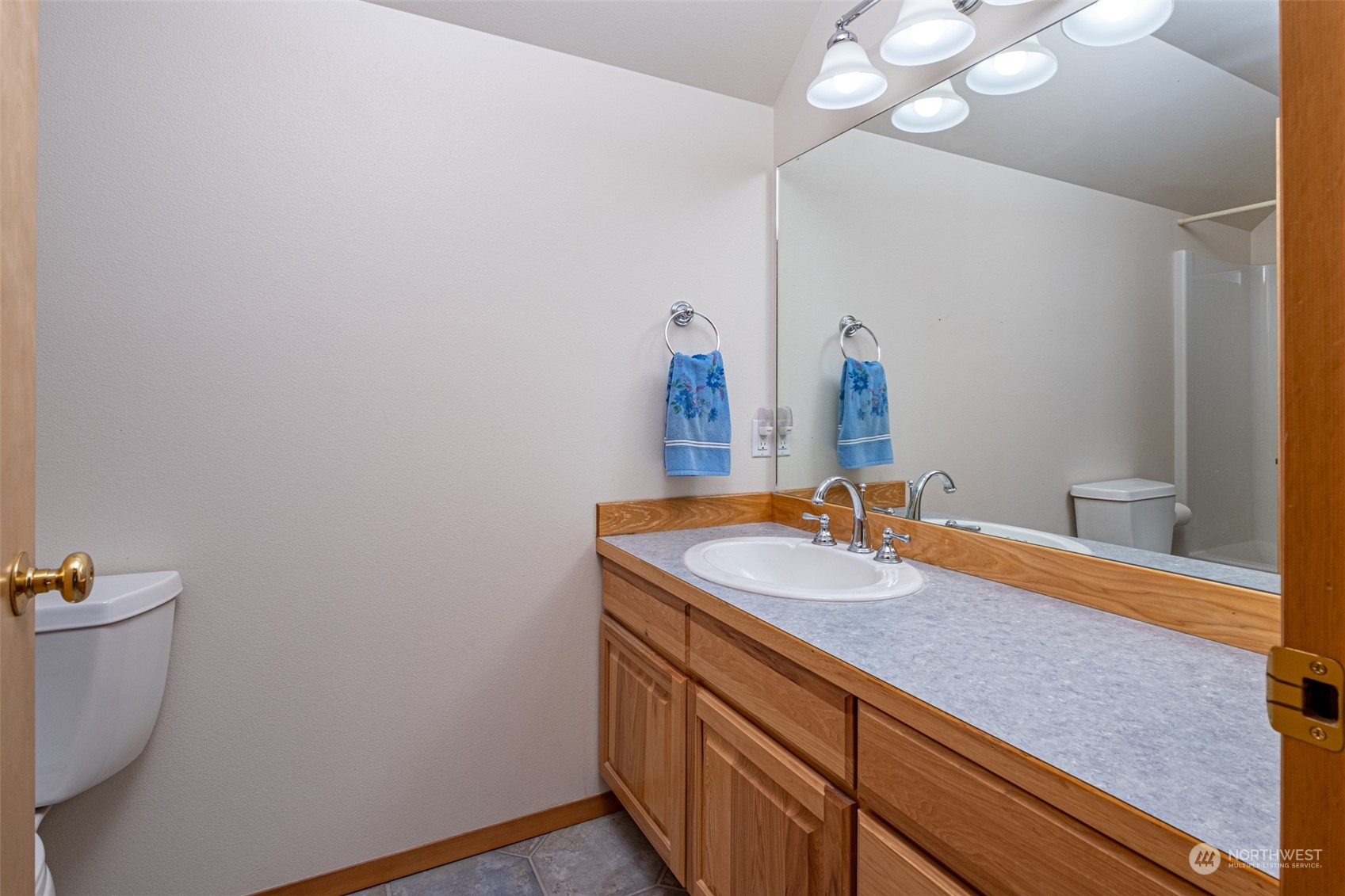 12872 Rd B.7 Northwest Ephrata, WA 98823 - Photo 23 of 33 a bathroom with a sink and a mirror