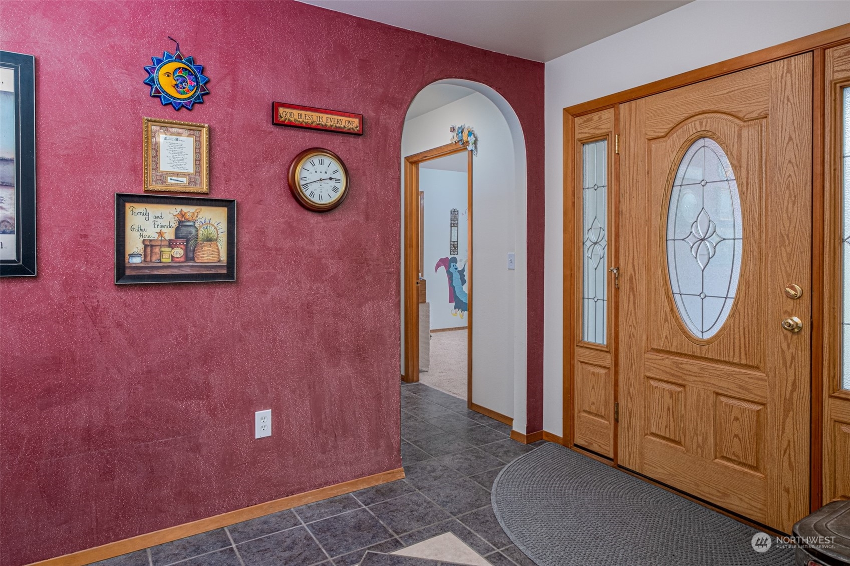 12872 Rd B.7 Northwest Ephrata, WA 98823 - Photo 3 of 33 a view of a hallway with entryway door