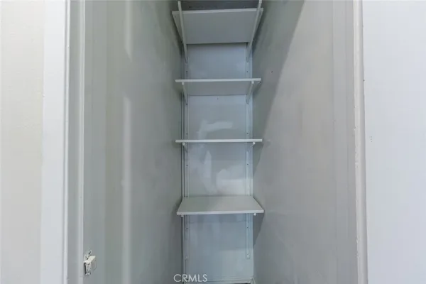 a close view of closet