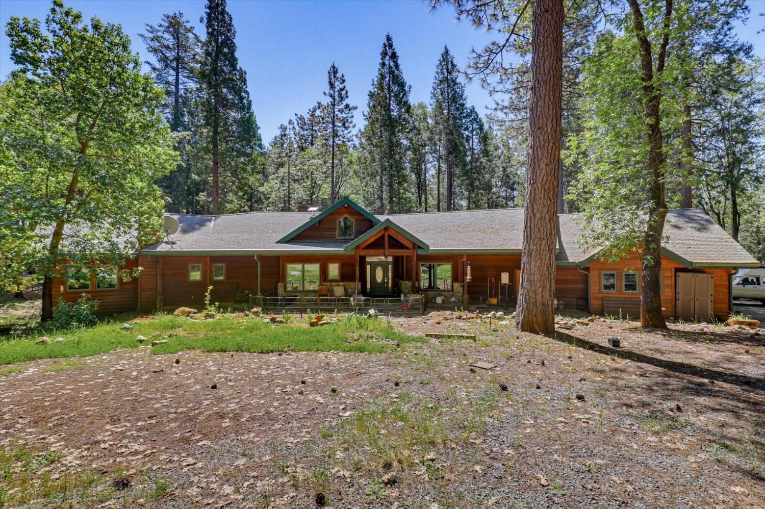 14517 North Bloomfield Road Nevada City, CA 95959 - Photo 1 of 78 a view of a house with a yard