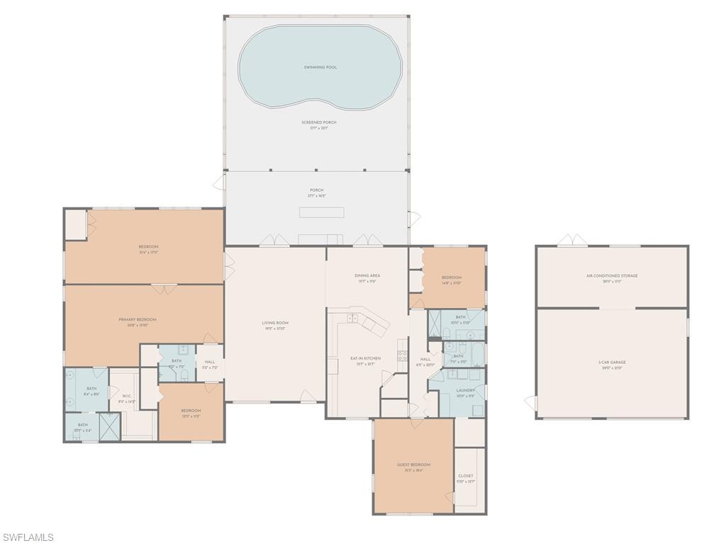 6840 Sable Ridge Lane Naples, FL 34109 - Photo 38 of 38 View of home floor plan