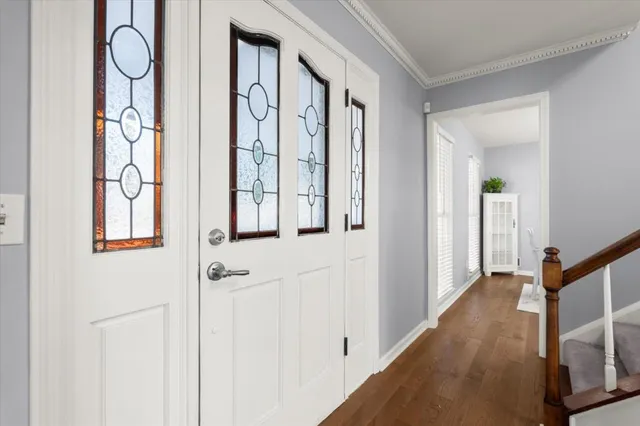 a view of a front door