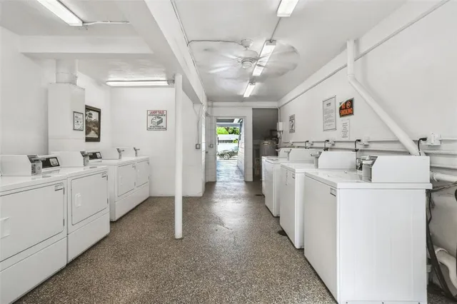 a front view of a building with garden