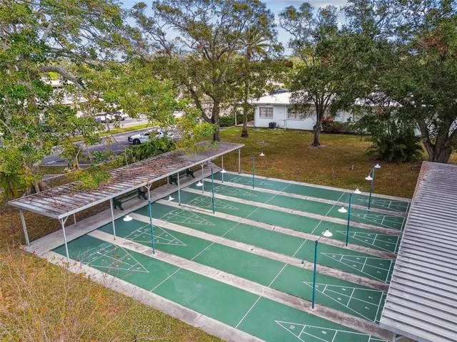 an aerial view of residential building and ocean
