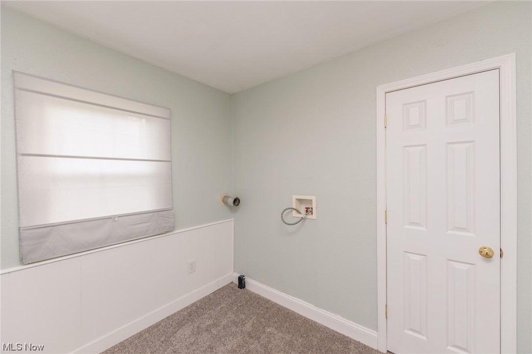 355 Dellwood Road Avon Lake, OH 44012 - Photo 21 of 35 Clothes washing area featuring washer hookup and light colored carpet
