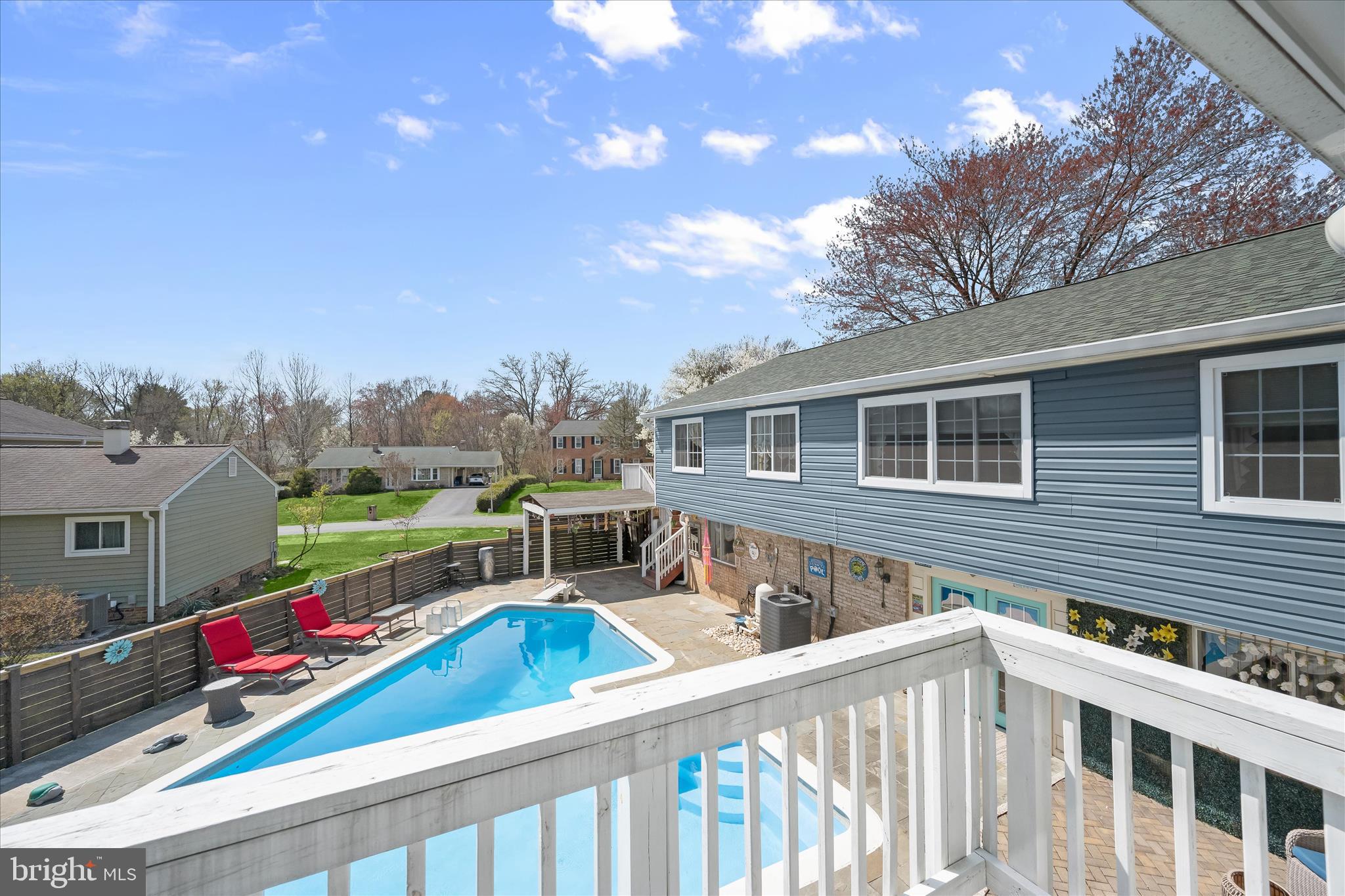 1 Southview Court Silver Spring, MD 20905 - Photo 67 of 106 Balcony View of Pool