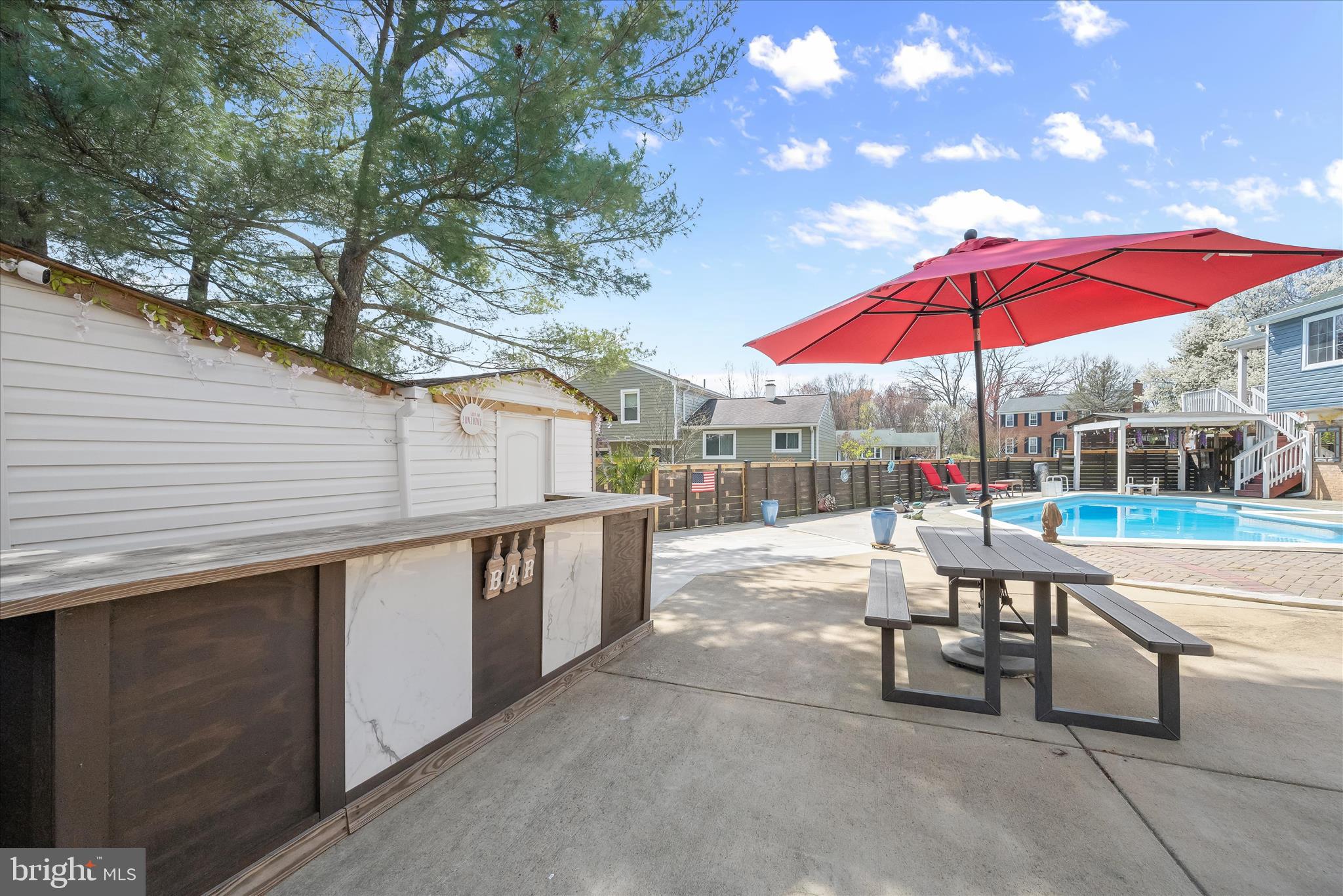 1 Southview Court Silver Spring, MD 20905 - Photo 96 of 106 Bar - Patio - Secure Storage - Pool